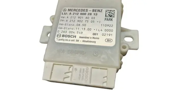 Mercedes-Benz E W212 Parking PDC control unit/module A2129002813 A2129027505 A2129018003
