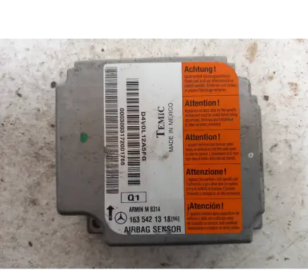 Mercedes-Benz ML W163 Airbag control unit/module 1635421318