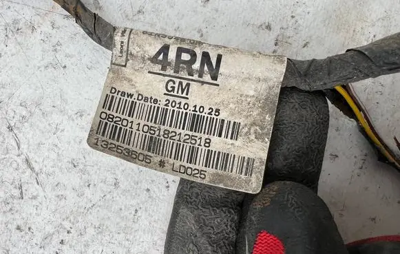 Opel Astra J Parking sensor (PDC) wiring loom 13253605 20101025