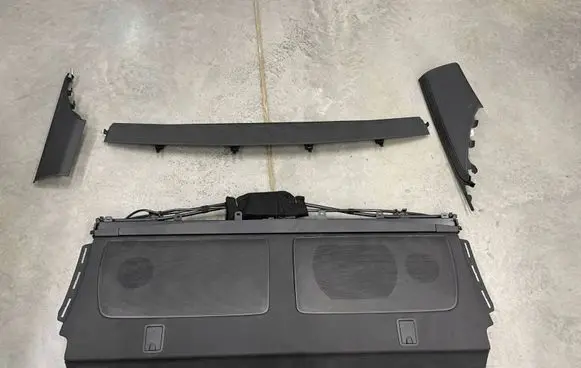 Audi A6 S6 C7 4G Electric rear window sunshade cover 4G5863411AB 4G5861325D POLKABAGAZNIKA