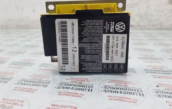Volkswagen PASSAT B6 Airbag control unit/module 3C0909605F