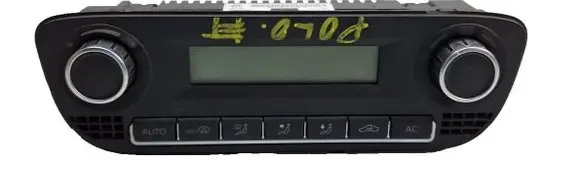 Volkswagen Polo V 6R Climate control unit 6R0907044E
