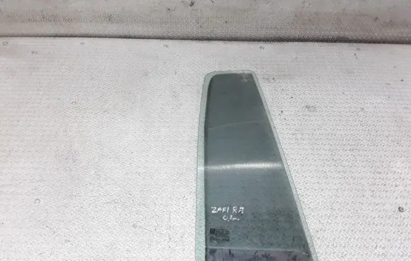 Rear vent window glass