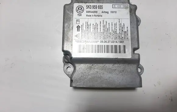 Volkswagen Golf VI Airbag control unit/module 5K0959655