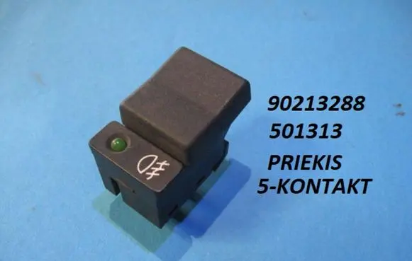 Fog light switch