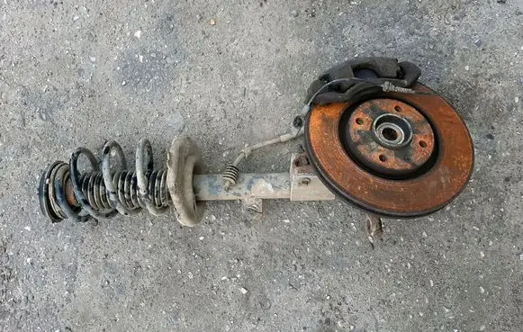 Peugeot 3008 II Front shock absorber with coil spring 17232767011