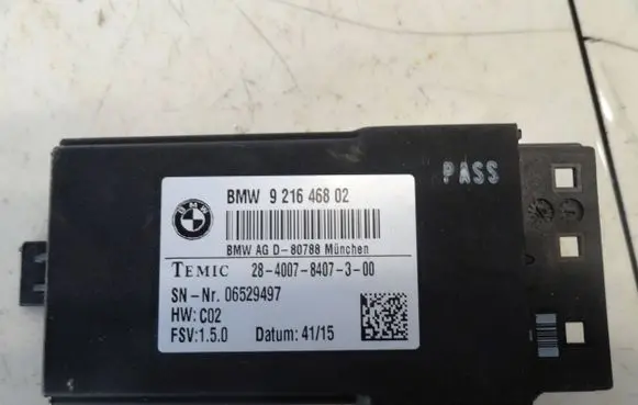 BMW 2 F45 Seat heating relay 9216468