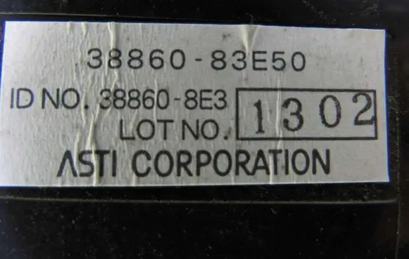 Opel Agila A Other relay 3886-83E50