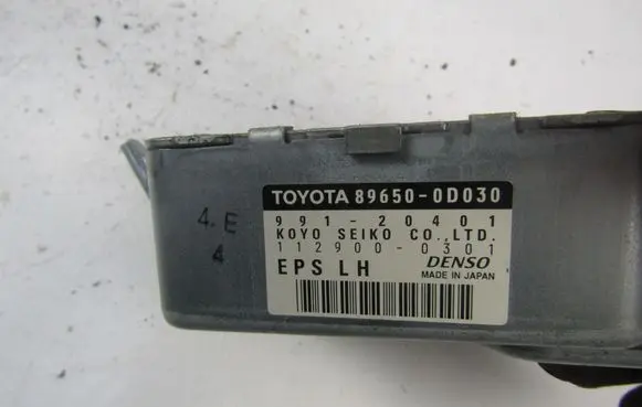 Toyota Yaris Verso Power steering control unit/module 896500D030