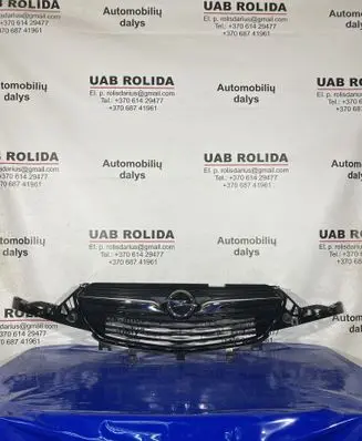 Front bumper upper radiator grill
