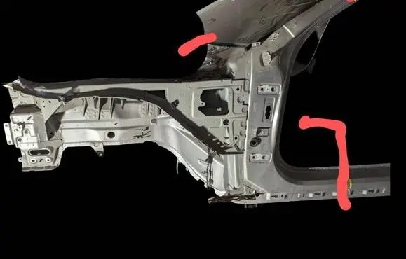 Volvo S90, V90 Front side member 