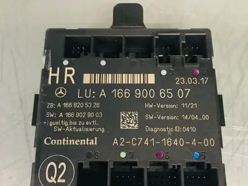 Mercedes-Benz GL X166 Door control unit/module A1669006507 1669006507 A1668205326