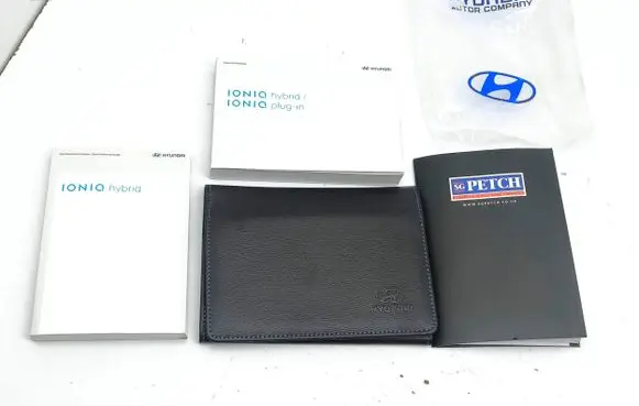 Hyundai Ioniq Owners service history hand book 