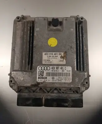 Audi A8 S8 D3 4E Engine ECU kit and lock set 4E0907401C 4E0910401S 0281012281