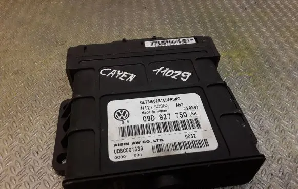 Porsche Cayenne (9PA) Gearbox control unit/module 09D927750AK