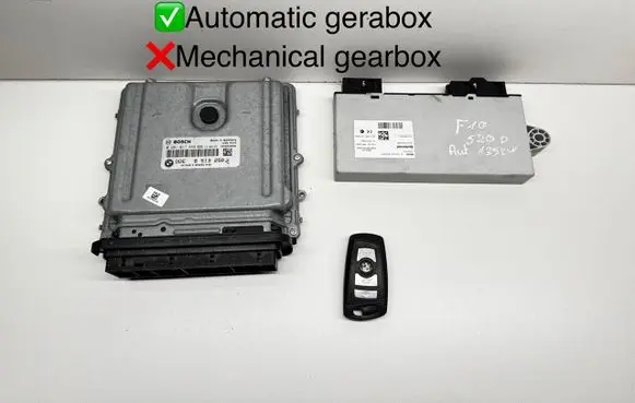 BMW 5 F10 F11 Engine ECU kit and lock set 0281017648 8513250 030198646