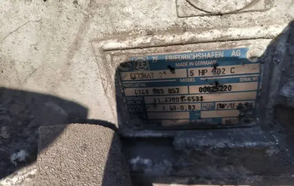 Man TGE 1gen Automatic gearbox 5HP502C ECOMAT2