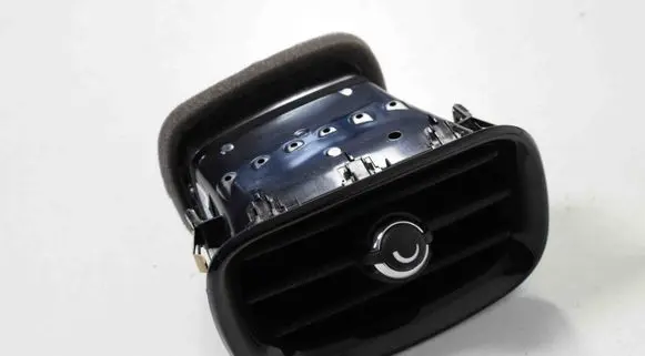 Dashboard air vent grill cover trim