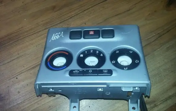 Opel Zafira A Climate control unit 024420732