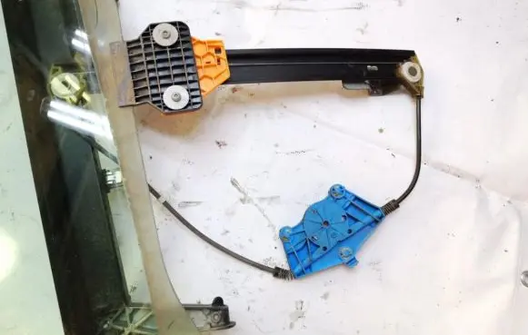 Sliding door window regulator with motor
