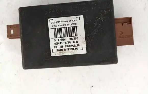 Citroen C4 II Picasso Alarm control unit/module 9673523380 31928766