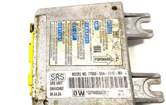 Honda Jazz Airbag control unit/module 77960SAAE612M1 5WK43462 C0TW00BX70