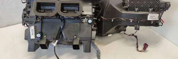 Interior heater climate box assembly