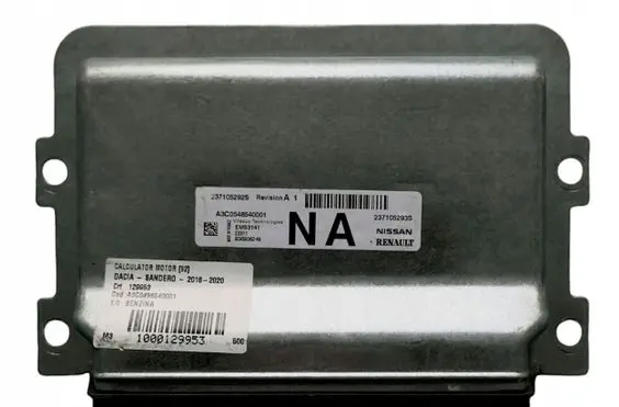 Dacia Sandero Engine control unit/module 237105292S