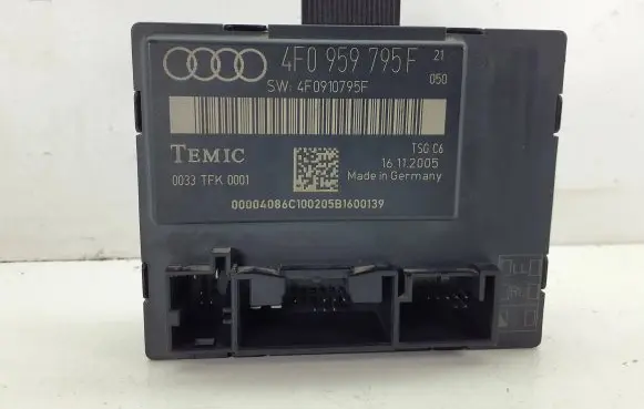 Audi A6 S6 C6 4F Door control unit/module 4F0959795F 4F0910795F 0033TFK0001