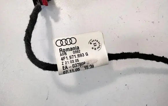 Audi A6 S6 C6 4F Rear door card panel trim 4F1971693G