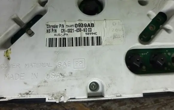 Jeep Grand Cherokee (WJ) Speedometer (instrument cluster) 56050939AB 58994E