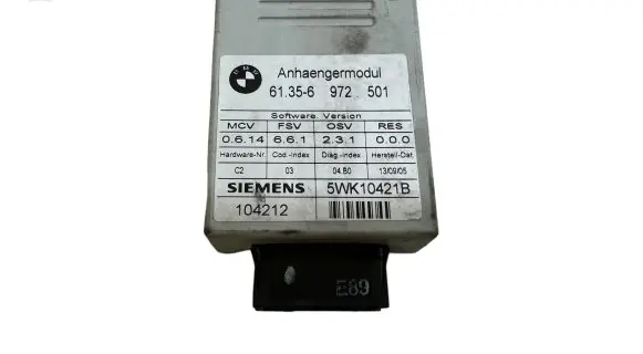 BMW 5 E60 E61 Other control units/modules 61356972501 5WK10421B