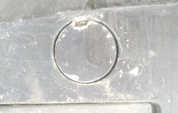 Rear bumper row hook cap/cover