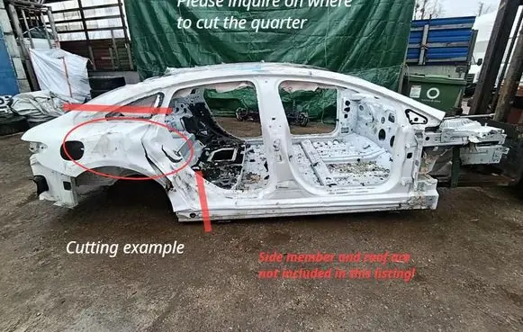Mercedes-Benz EQS V297 Rear quarter panel