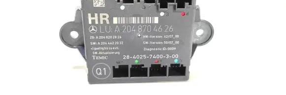 Mercedes-Benz C W204 Door control unit/module A2048704626
