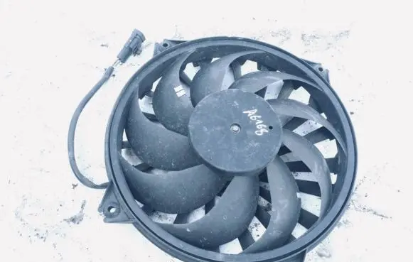 Peugeot 807 Radiator cooling fan shroud 9635466180