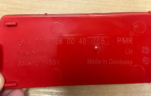 Volkswagen Crafter Rear tail light reflector A9068260040 2E0945105