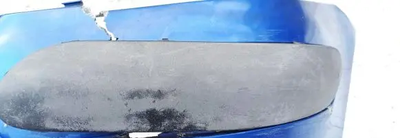 Front bumper splitter molding