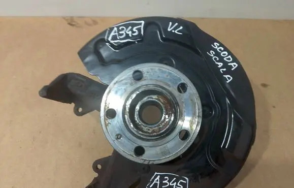Front wheel hub spindle knuckle