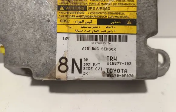 Toyota Corolla Verso AR10 Airbag control unit/module 891700F070 216877103 11770215L3