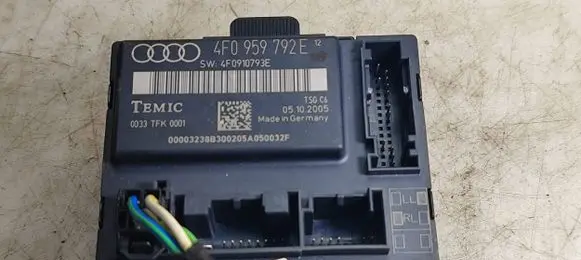 Audi A6 S6 C6 4F Door control unit/module 4F0959792E 4F0971687 4F0910793E