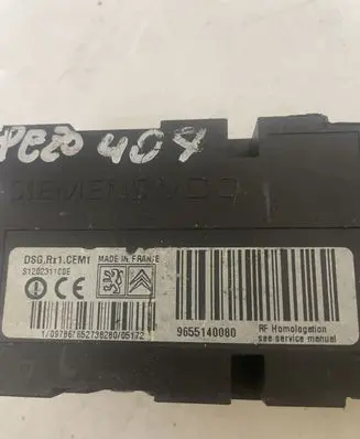 Peugeot 407 Other control units/modules 9655140080