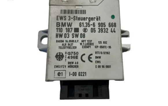 BMW 5 E39 Immobilizer control unit/module 6905668 61356905668 05393244
