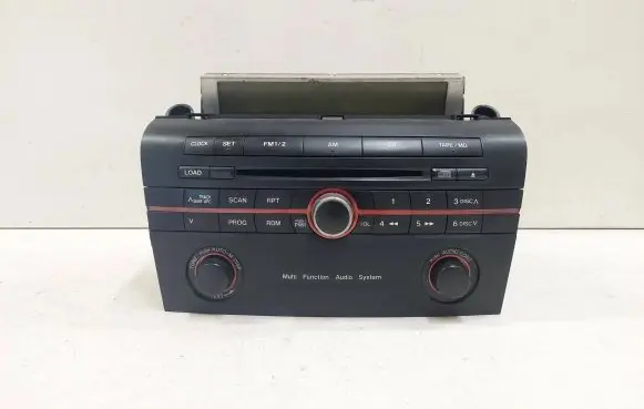 Mazda 3 I Radio/CD/DVD/GPS head unit 14789941 04D1B36844 BN8F669R0A