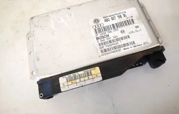Audi A6 S6 C5 4B Gearbox control unit/module 4B0927156BL 0260002514
