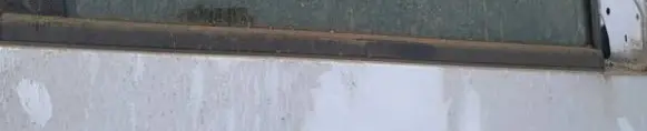 Nissan Almera Tino Front door glass trim molding 