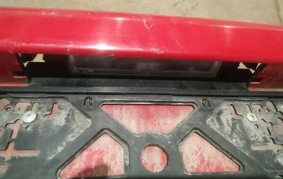 Toyota Yaris Number plate light