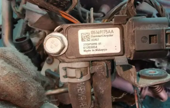 Exhaust gas pressure sensor