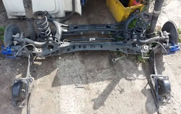 Rear axle beam