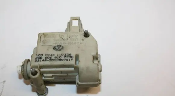 Fuel tank cap lock motor